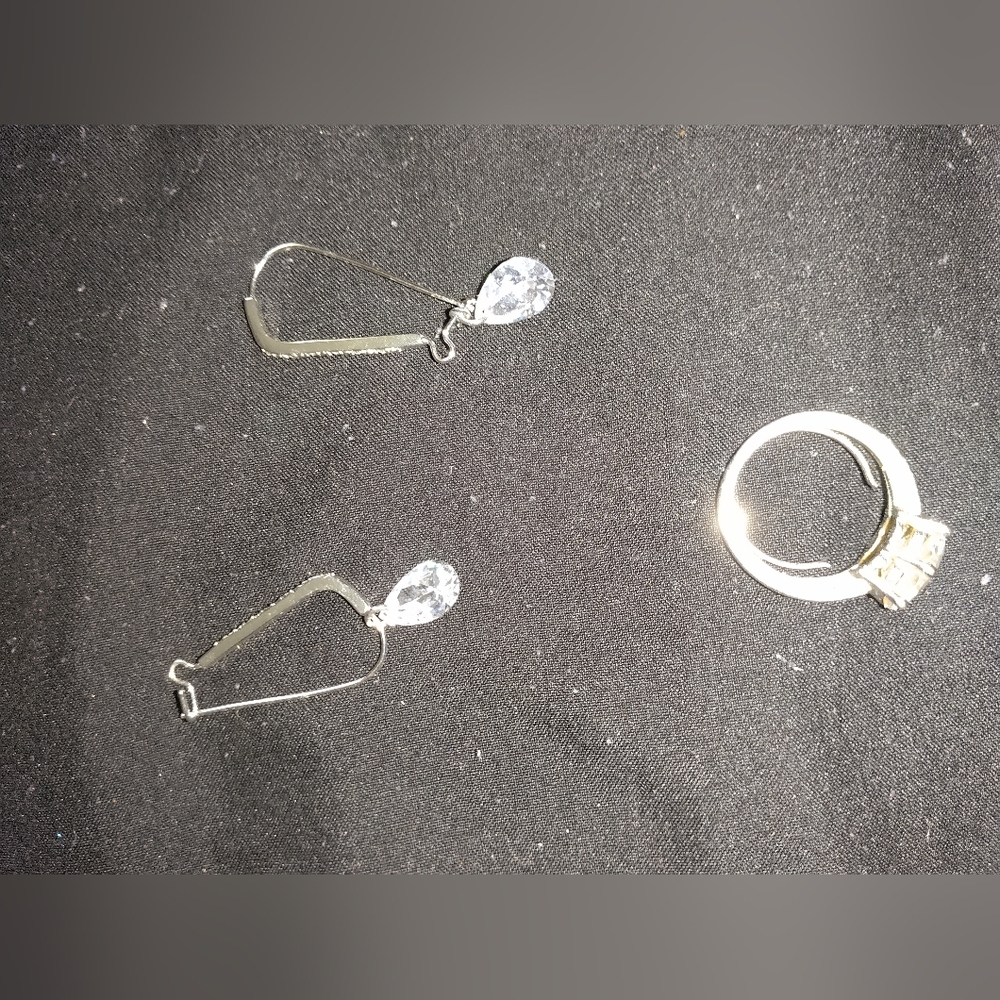 Elegant Silver Drop Earrings